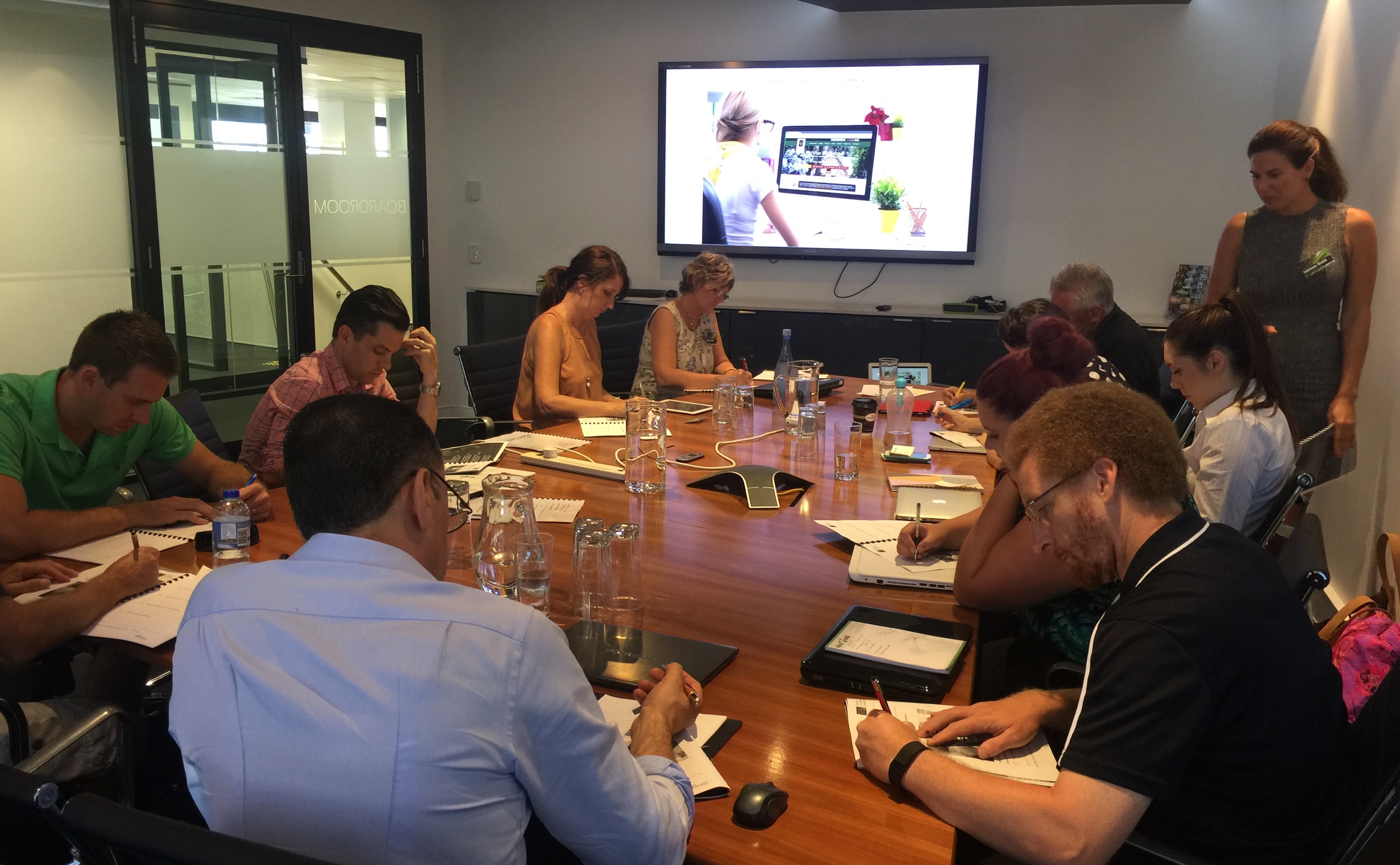 Executive coaching session