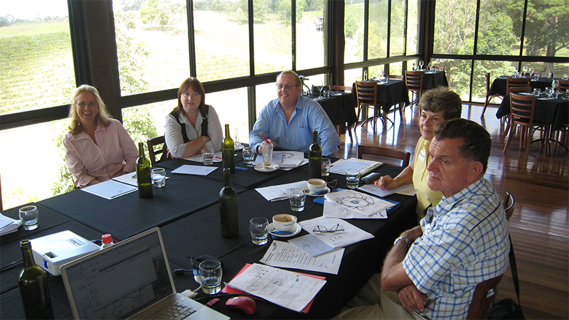 Small group coaching session